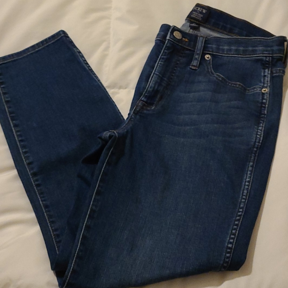 J. Crew High Rise Vintage Straight Leg Jeans
